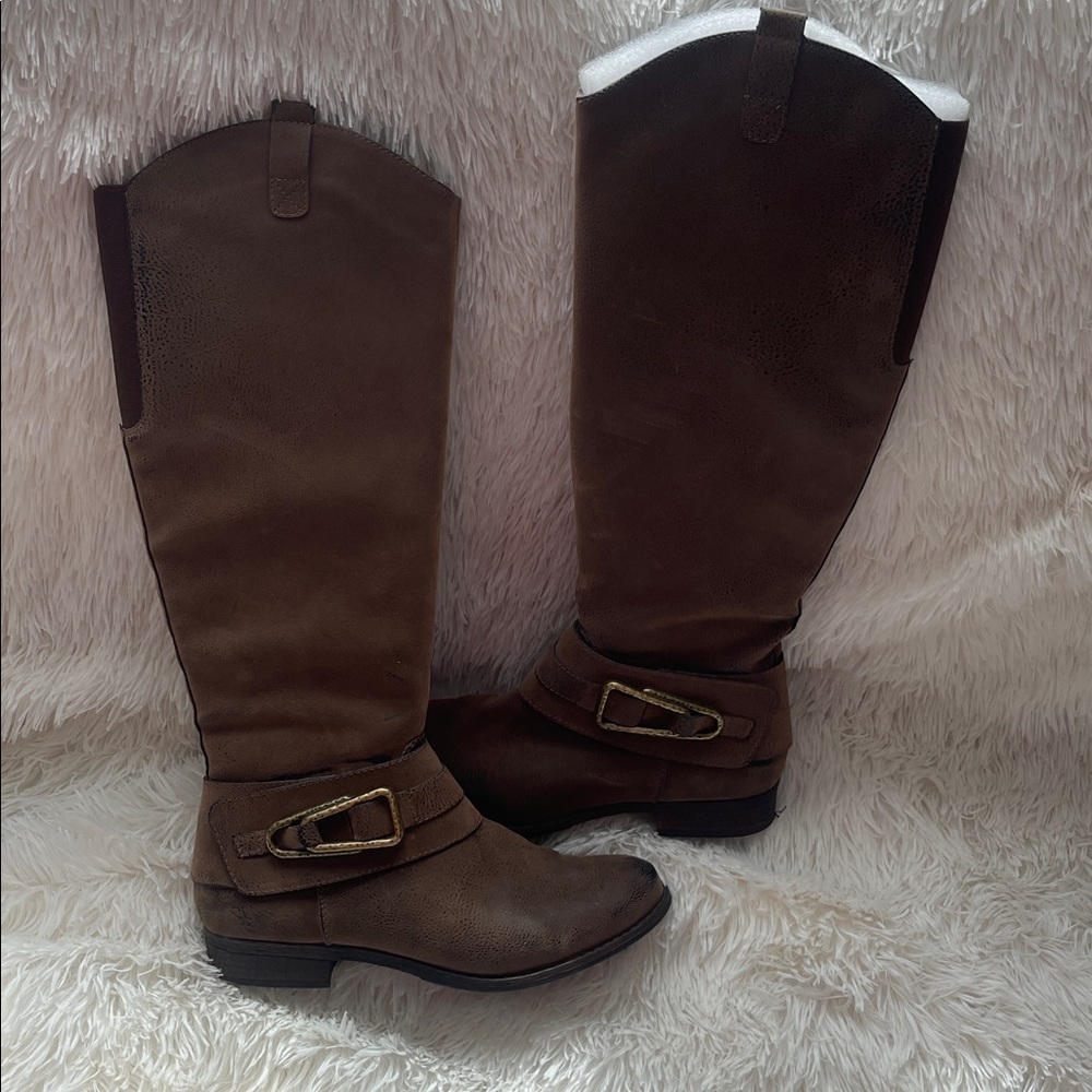 Crown Vintage Brown Ankle Boots - Picture 2 of 4